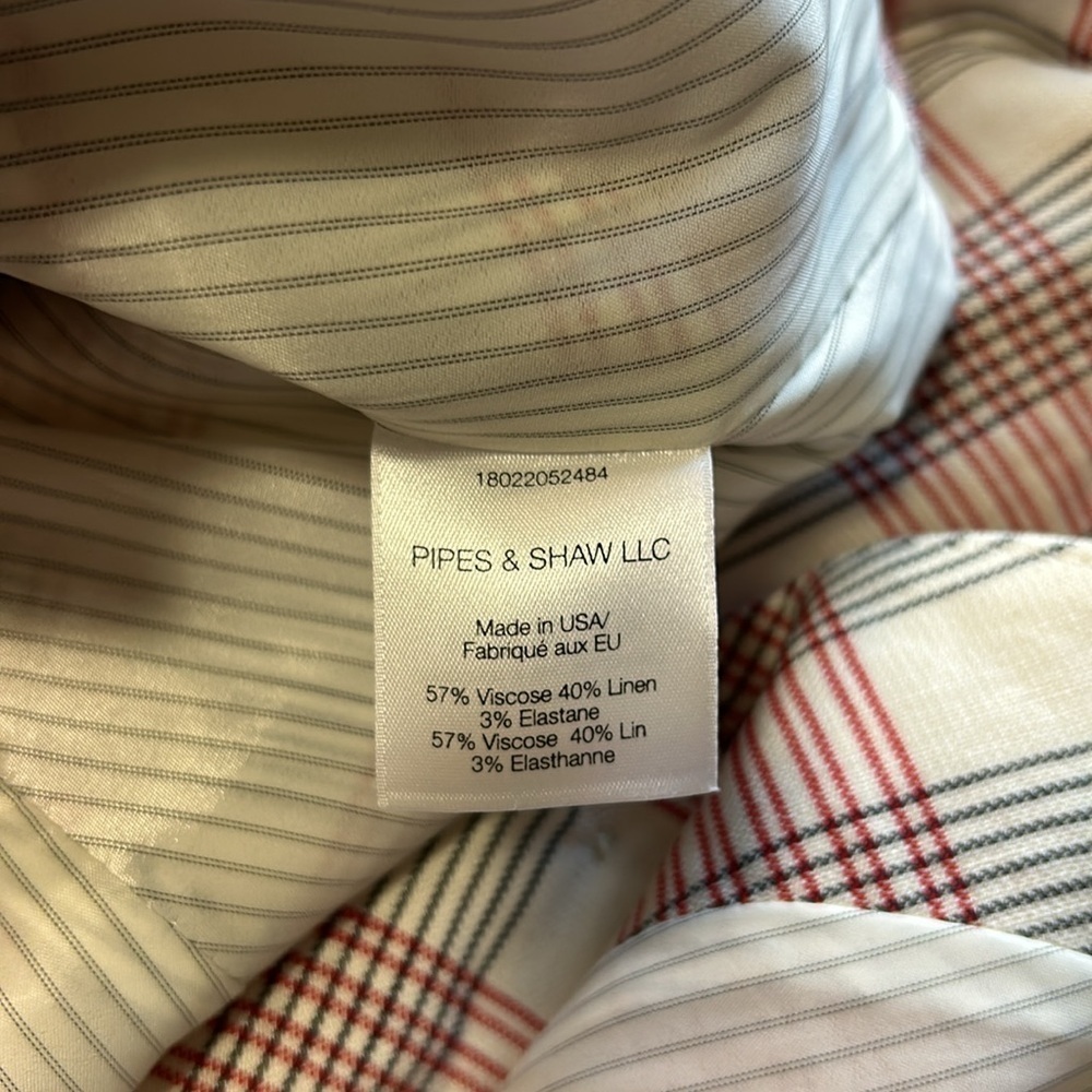 Veronica Beard Finn Checked Crepe Handkerchief Plaid Midi Dress Pockets Size 2 - Picture 12 of 16